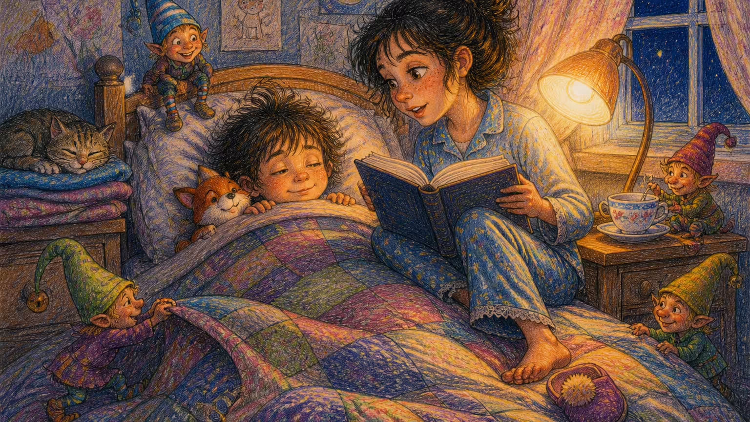 Cuentos para dormir (el ritual que de verdad calma)