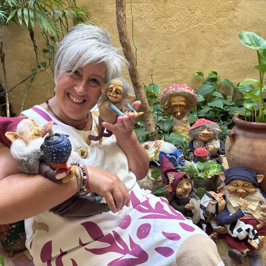 Carmen con sus Magikitos