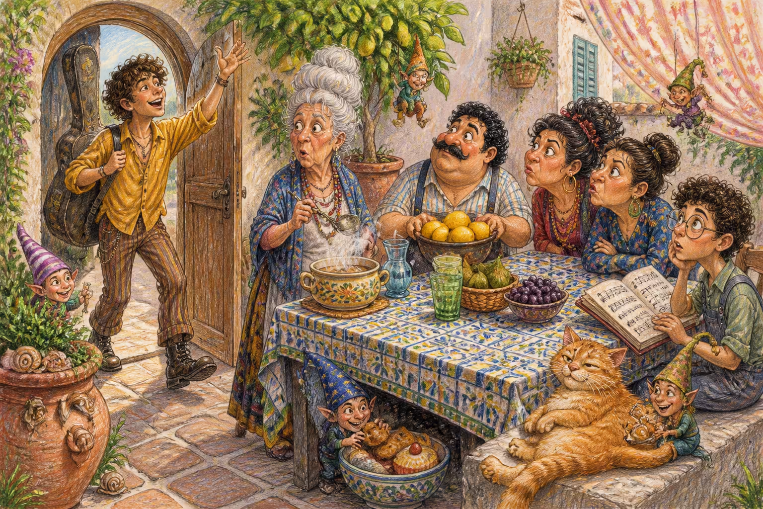 La familia del sol fa