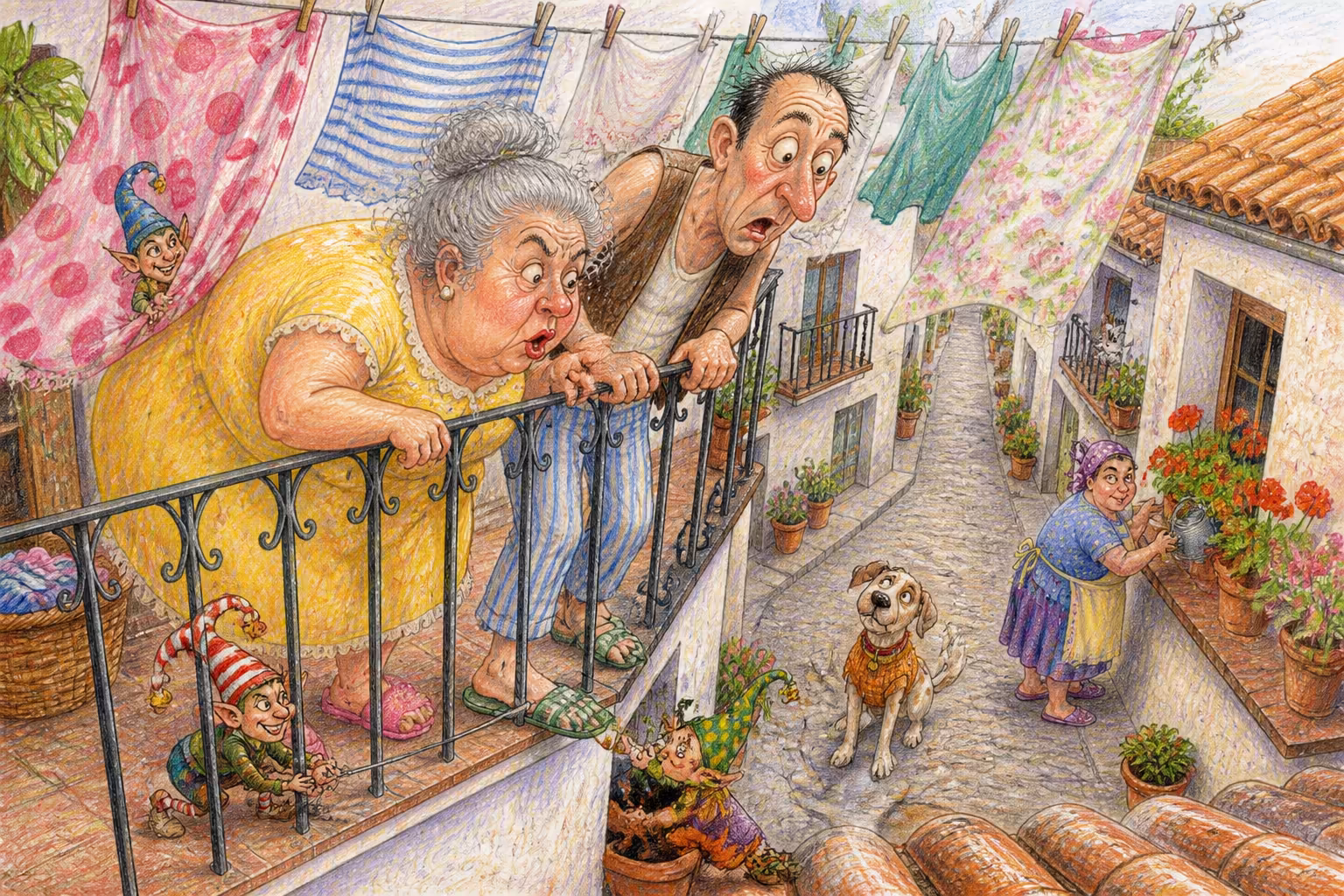 La mujer de Paco y el balcón
