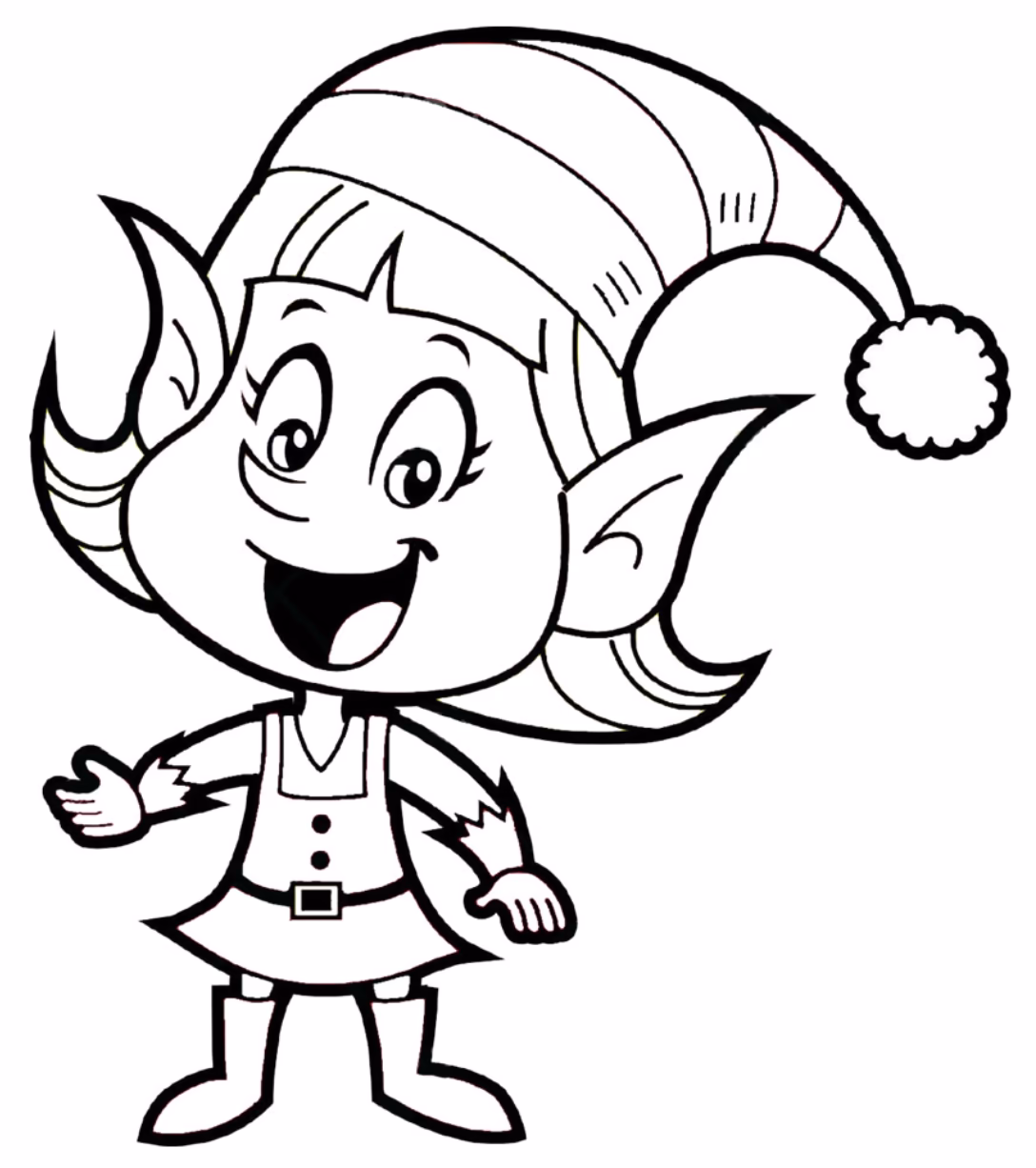 Duendes para colorear e imprimir 5