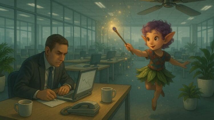 Bailotina en la Oficina