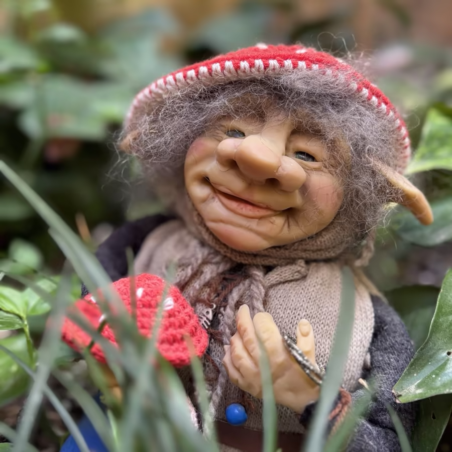 Duende Recolectando Setas