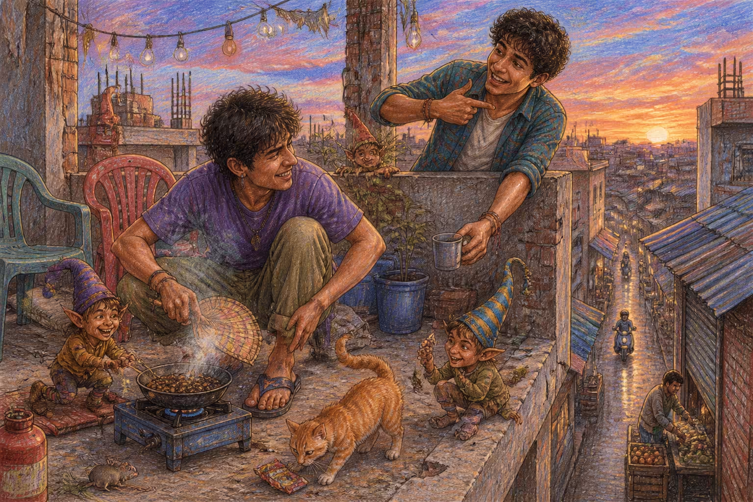 A Magikitos scene that pictures the expression Yaar
