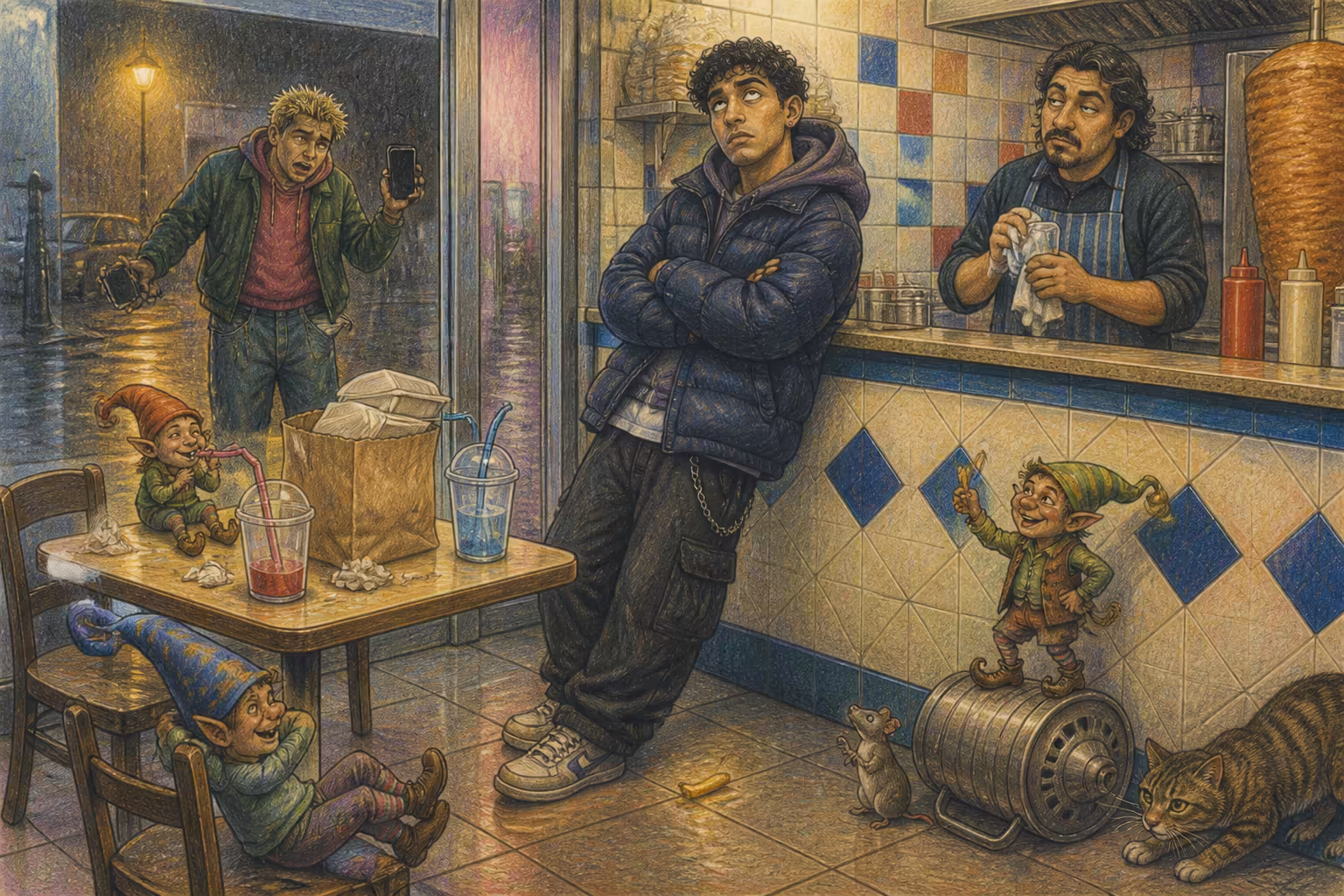 A Magikitos scene that pictures the expression Wasteman