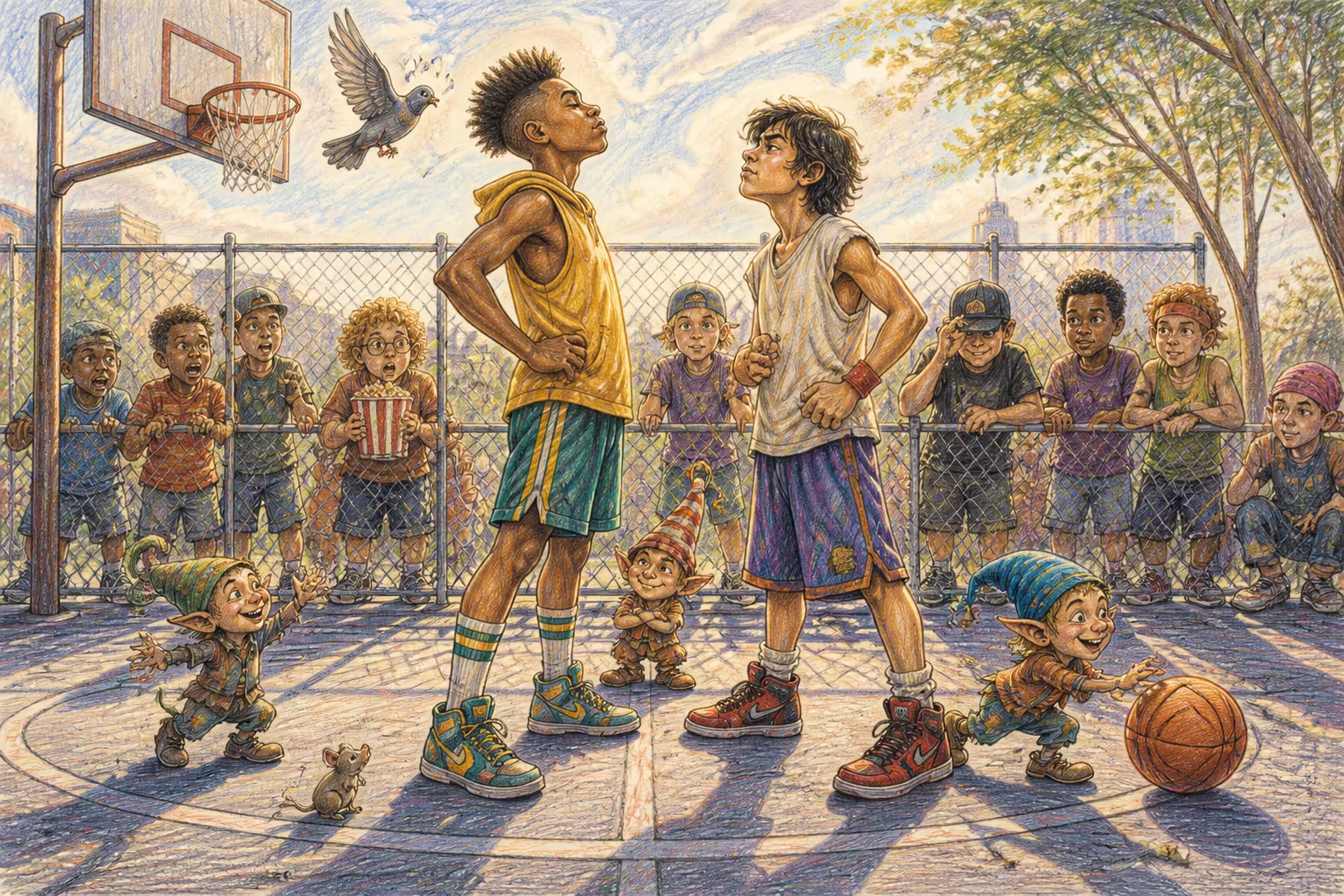 A Magikitos scene that pictures the expression Running a fade