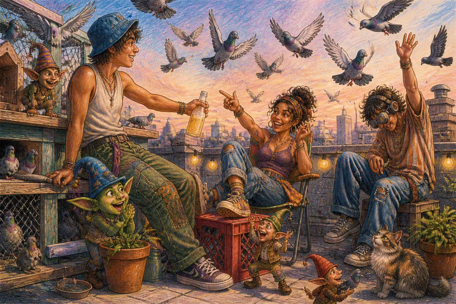 A Magikitos scene that pictures the expression Mos Def
