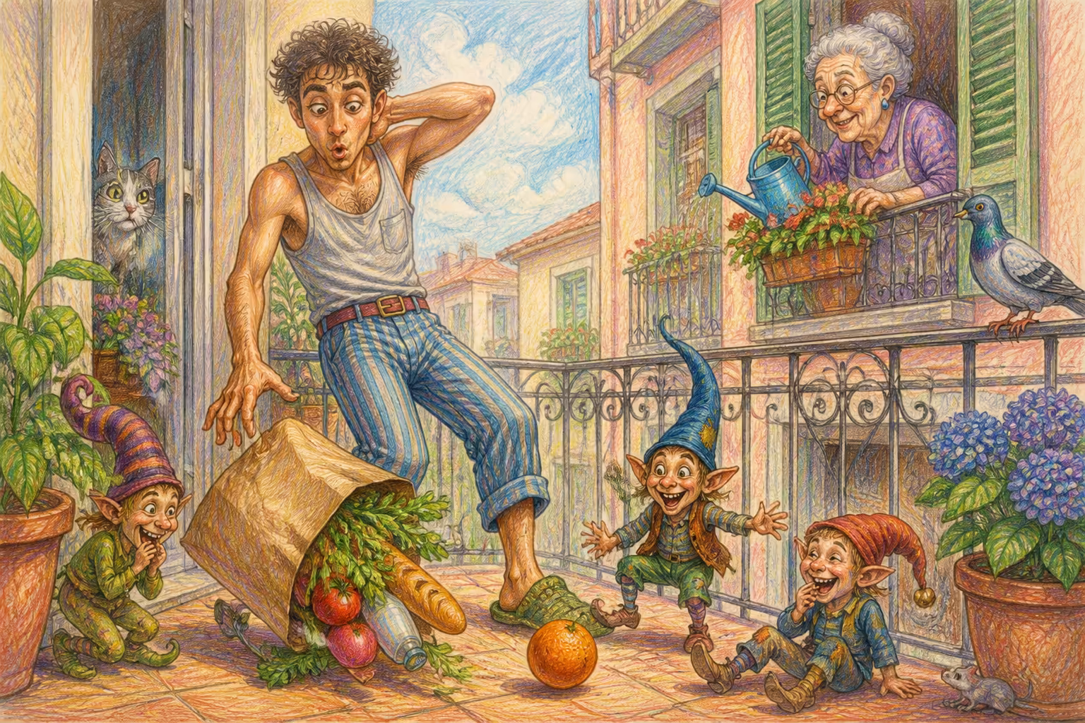 Escena de los Magikitos que ilustra la expresión Ojú