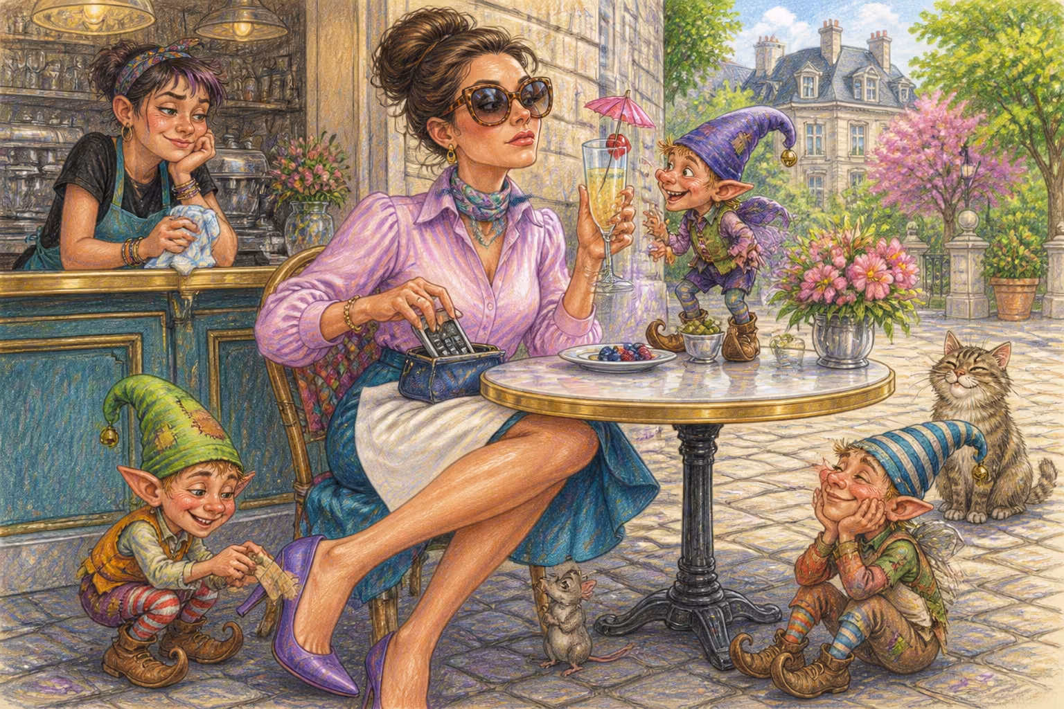 Escena de los Magikitos que ilustra la expresión Señora de las Lomas