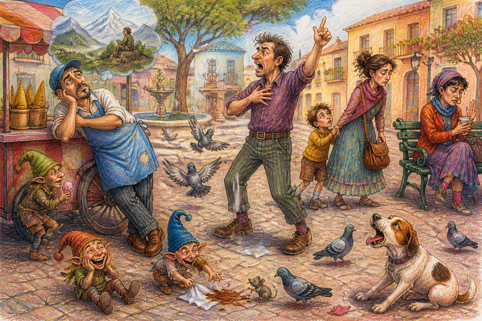 Escena de los Magikitos que ilustra la expresión Sangre pesada