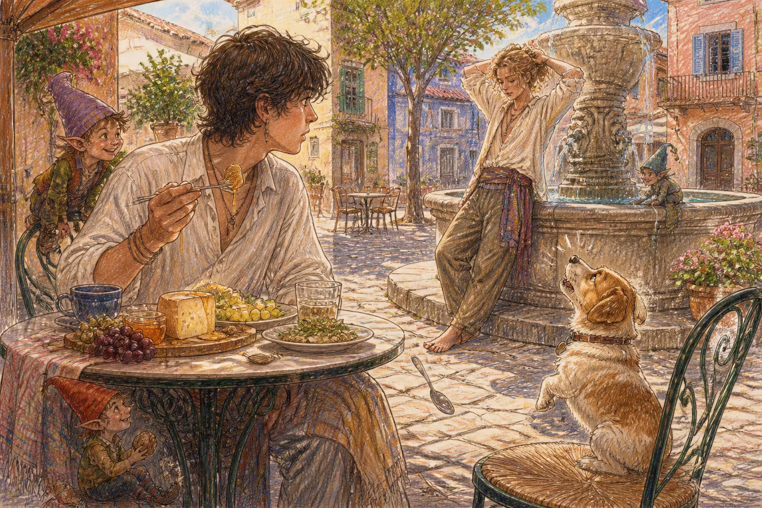 Escena de los Magikitos que ilustra la expresión Estar como un queso