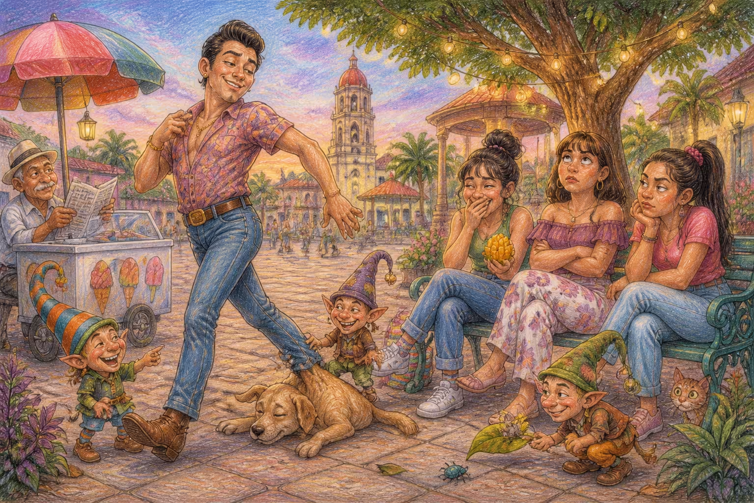 Escena de los Magikitos que ilustra la expresión Chacalear