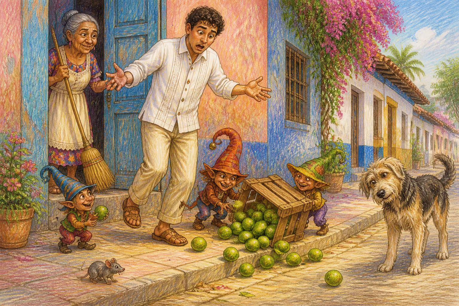Escena de los Magikitos que ilustra la expresión Juepucha