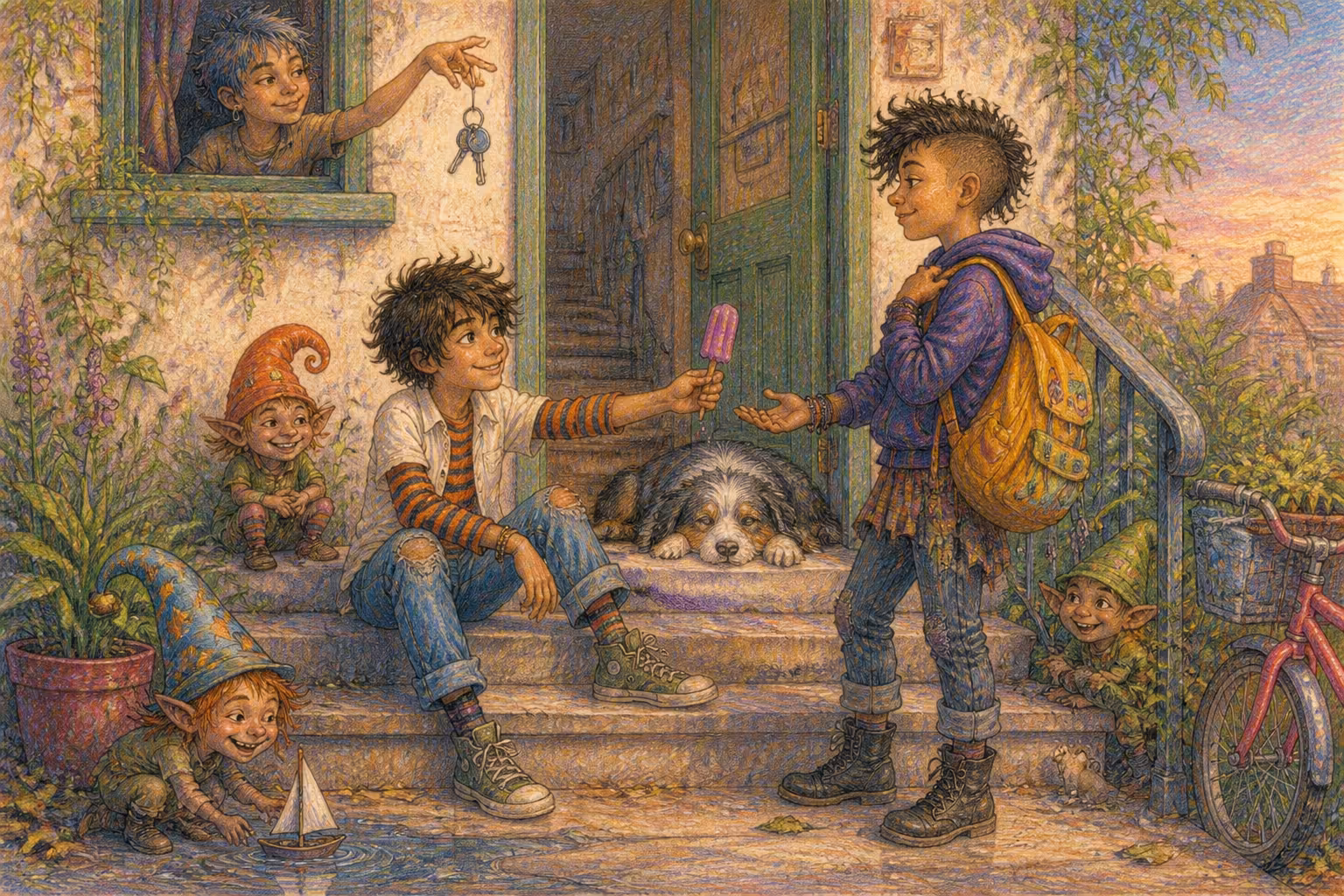 Escena de los Magikitos que ilustra la expresión Pana burda