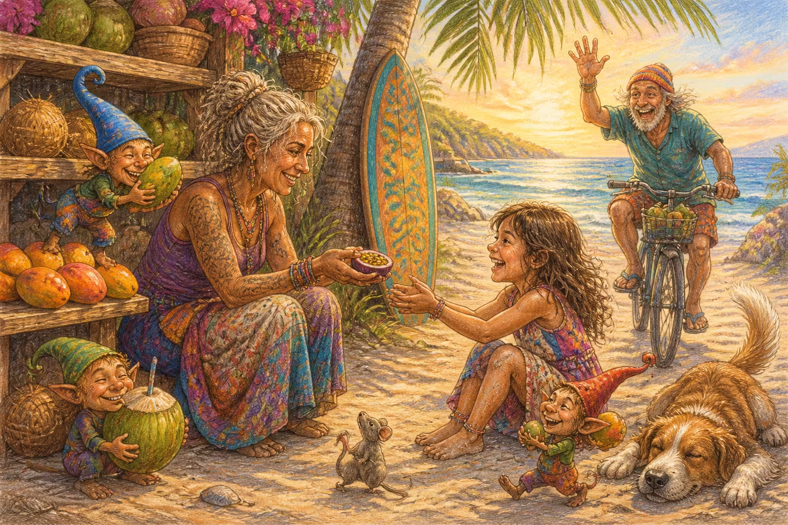 Escena de los Magikitos que ilustra la expresión ¡Pura vida, mae!