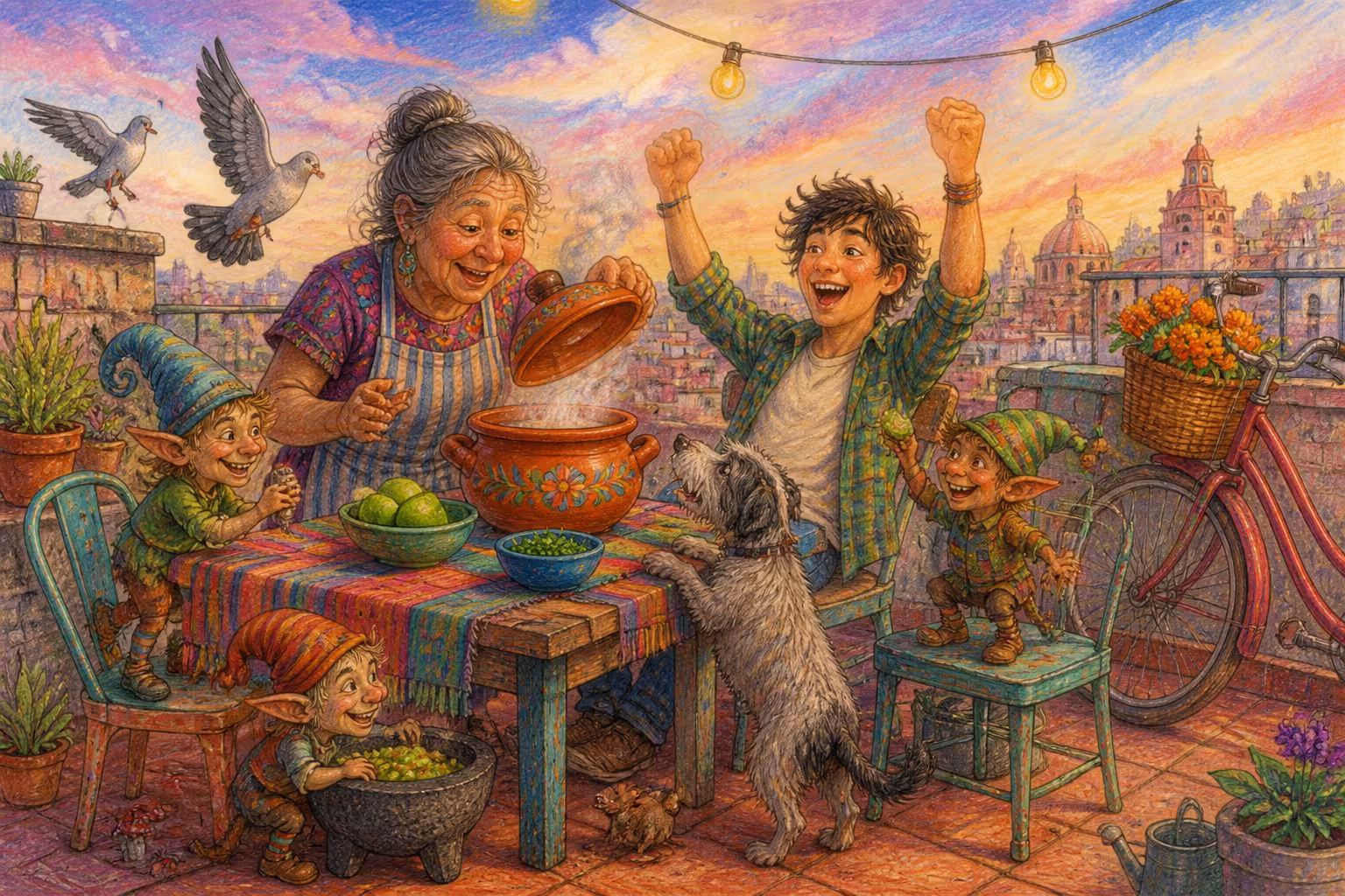 Escena de los Magikitos que ilustra la expresión ¡Qué padre!