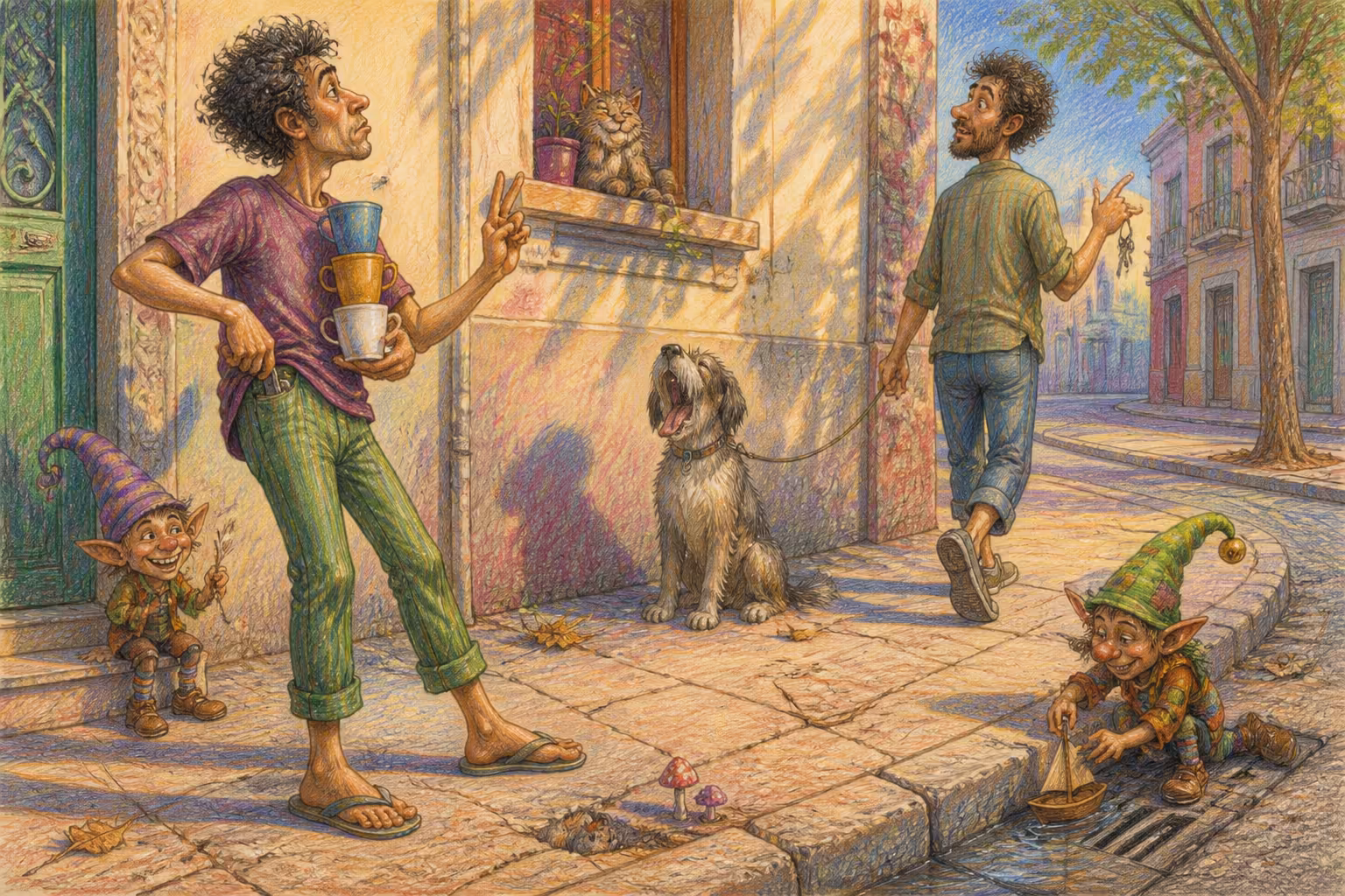 Escena de los Magikitos que ilustra la expresión Bancame