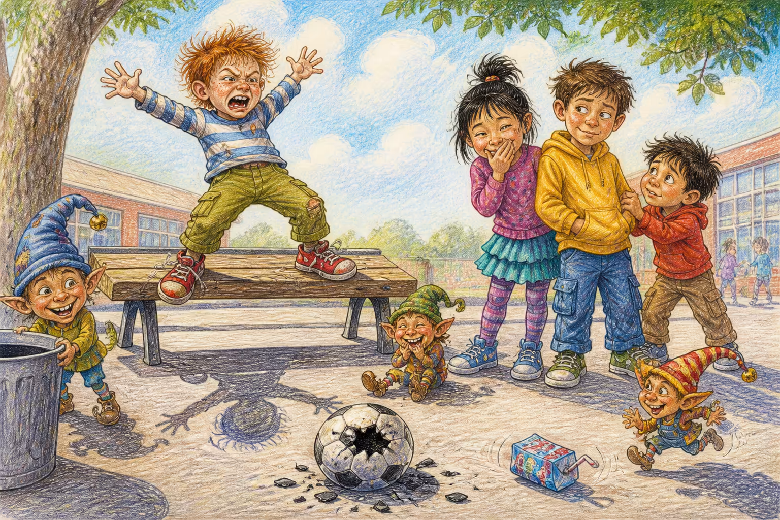 Escena de los Magikitos que ilustra la expresión Volverse chango