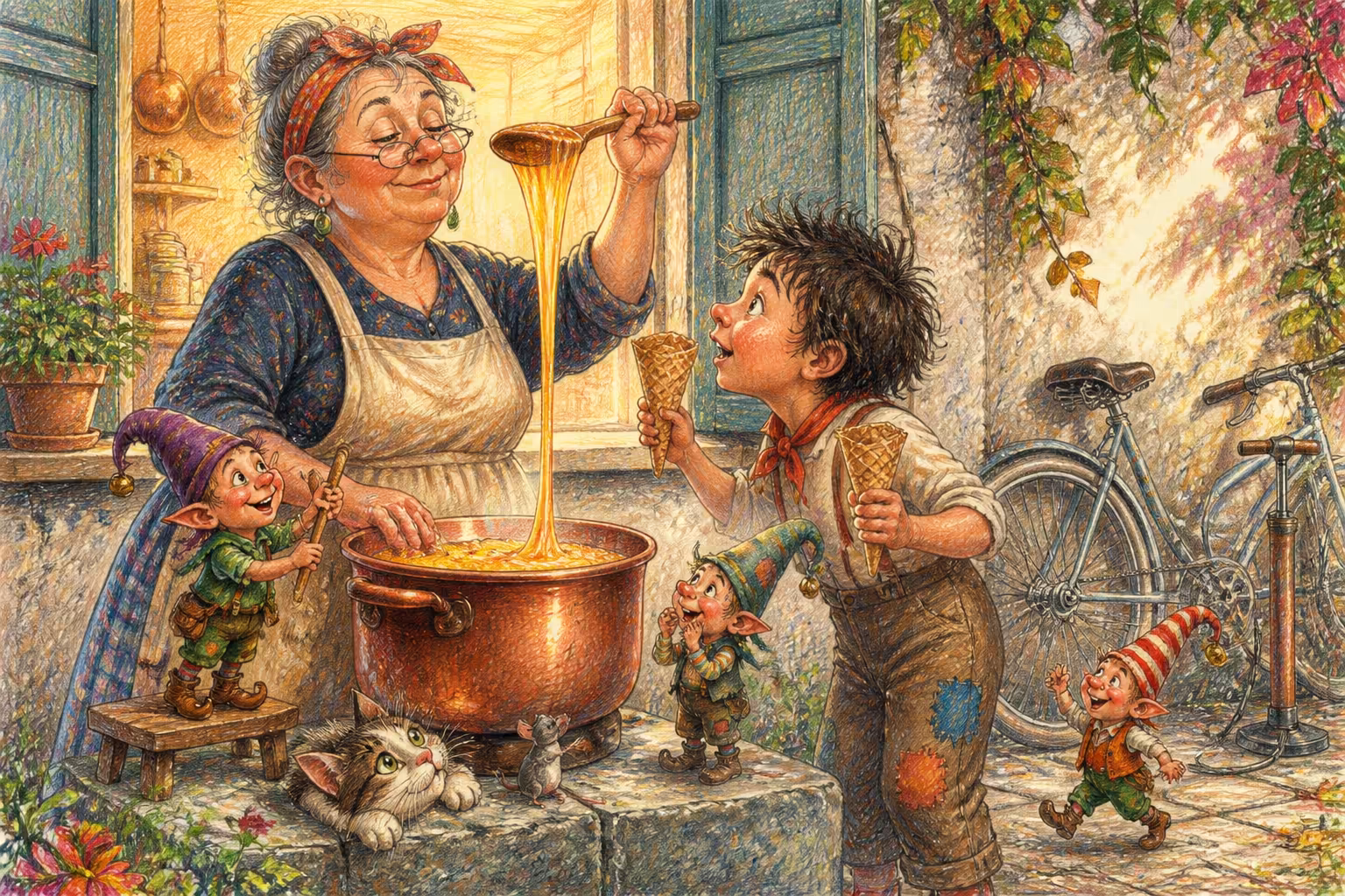 Escena de los Magikitos que ilustra la expresión A punto de caramelo