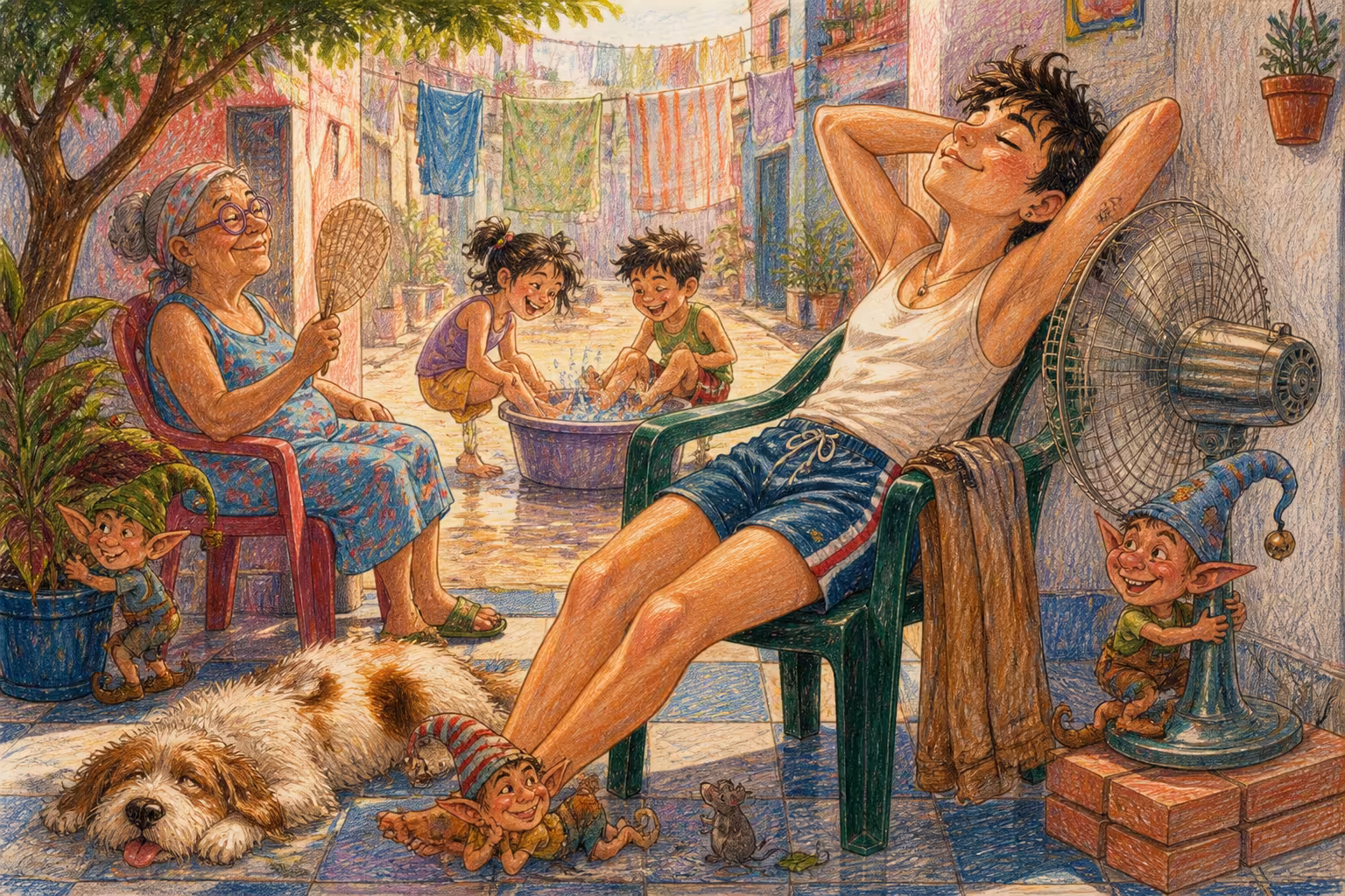 Escena de los Magikitos que ilustra la expresión Pantaloneta