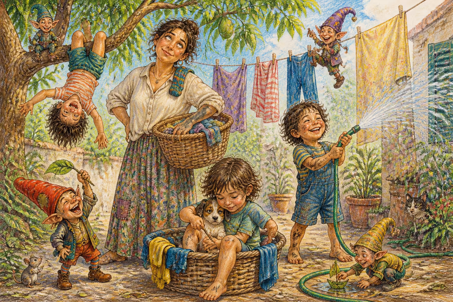 Escena de los Magikitos que ilustra la expresión Añamemby