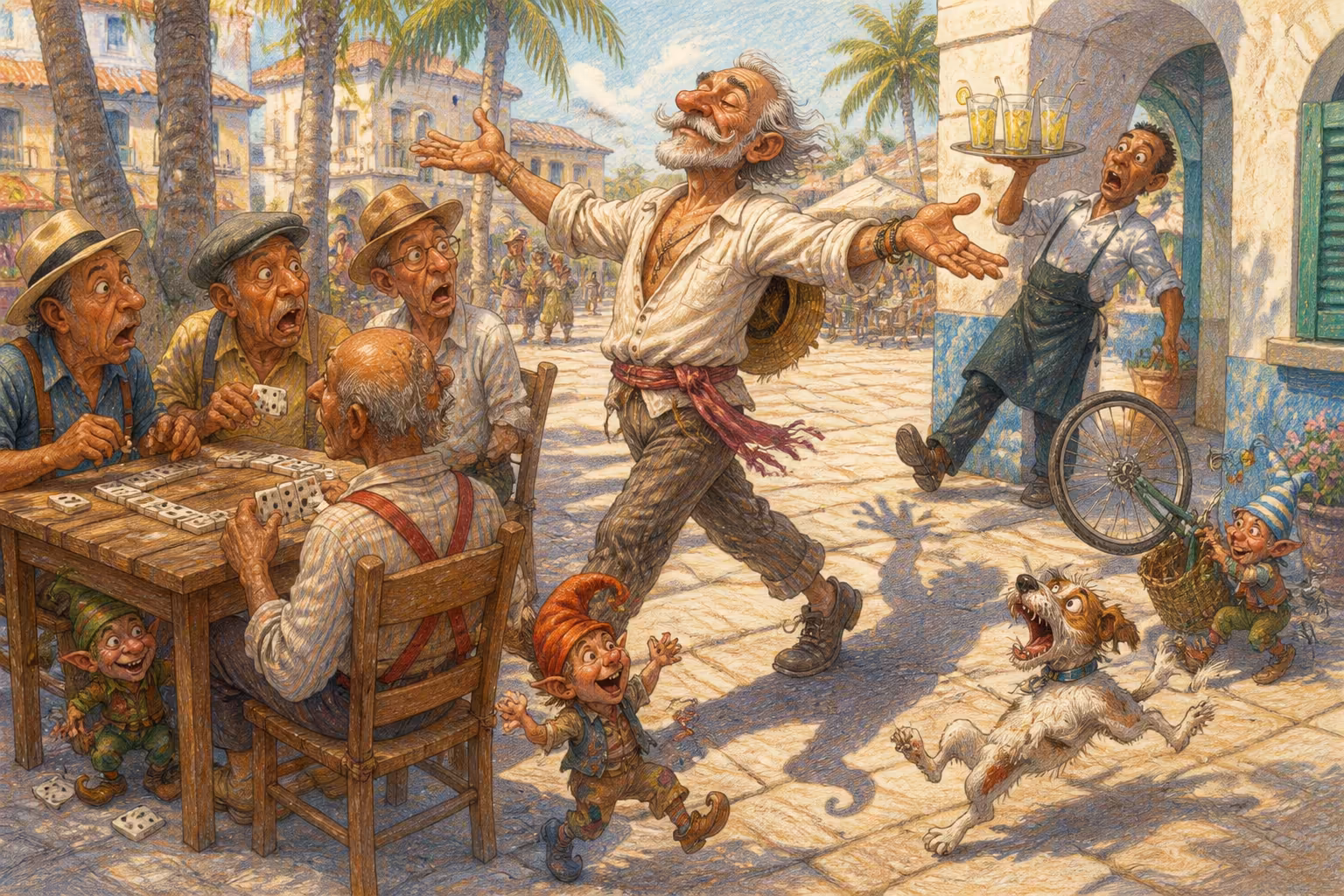 Escena de los Magikitos que ilustra la expresión Vivito y coleando
