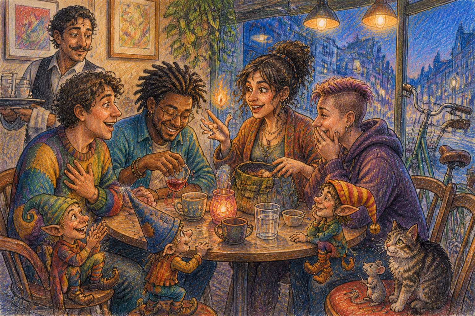 Escena de los Magikitos que ilustra la expresión Tener chispa