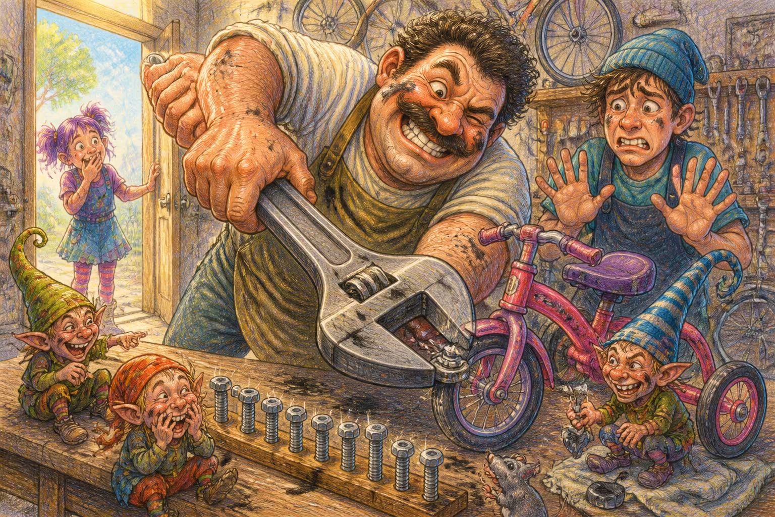Escena de los Magikitos que ilustra la expresión Pasarse de rosca