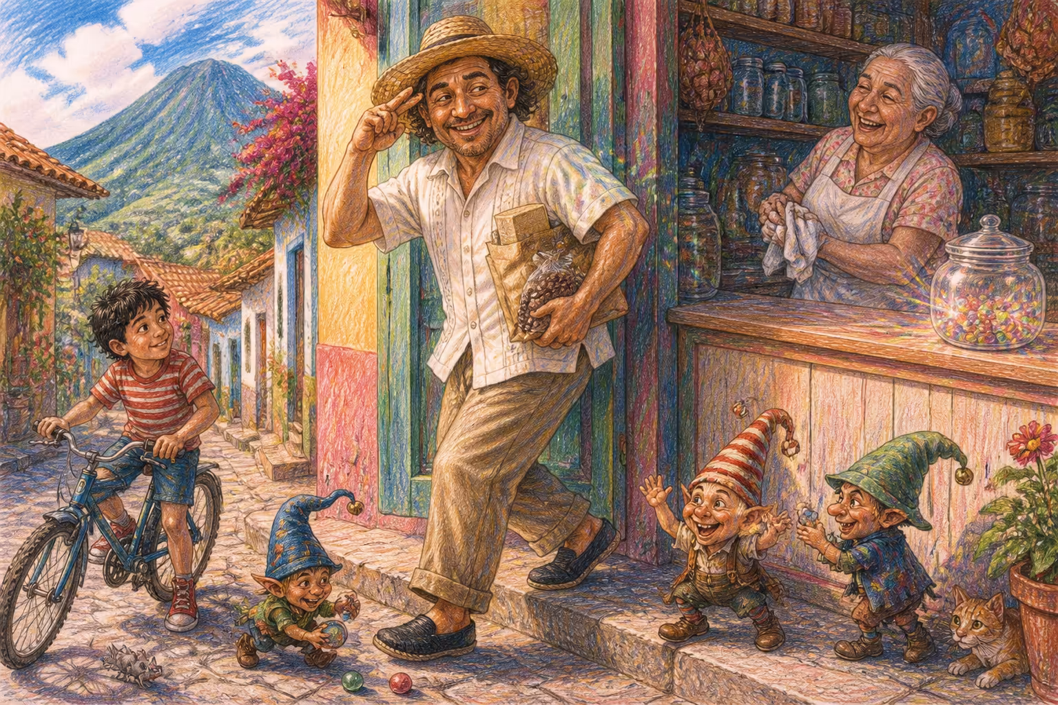 Escena de los Magikitos que ilustra la expresión Chao pescado