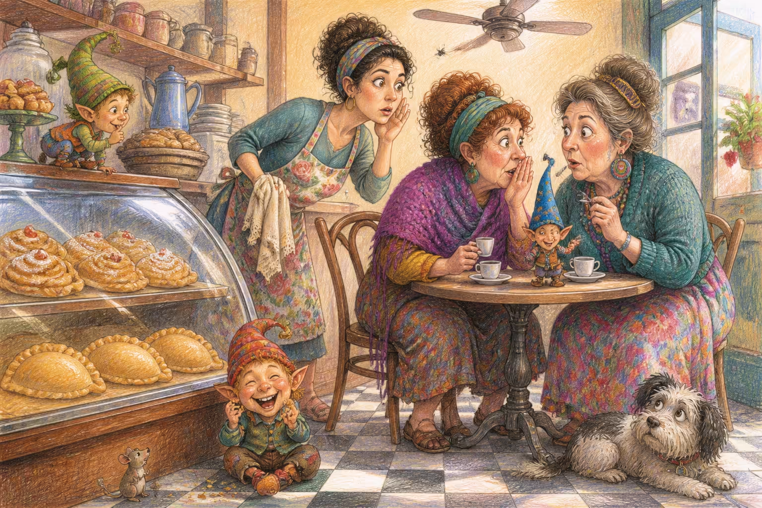 Escena de los Magikitos que ilustra la expresión Parar la oreja