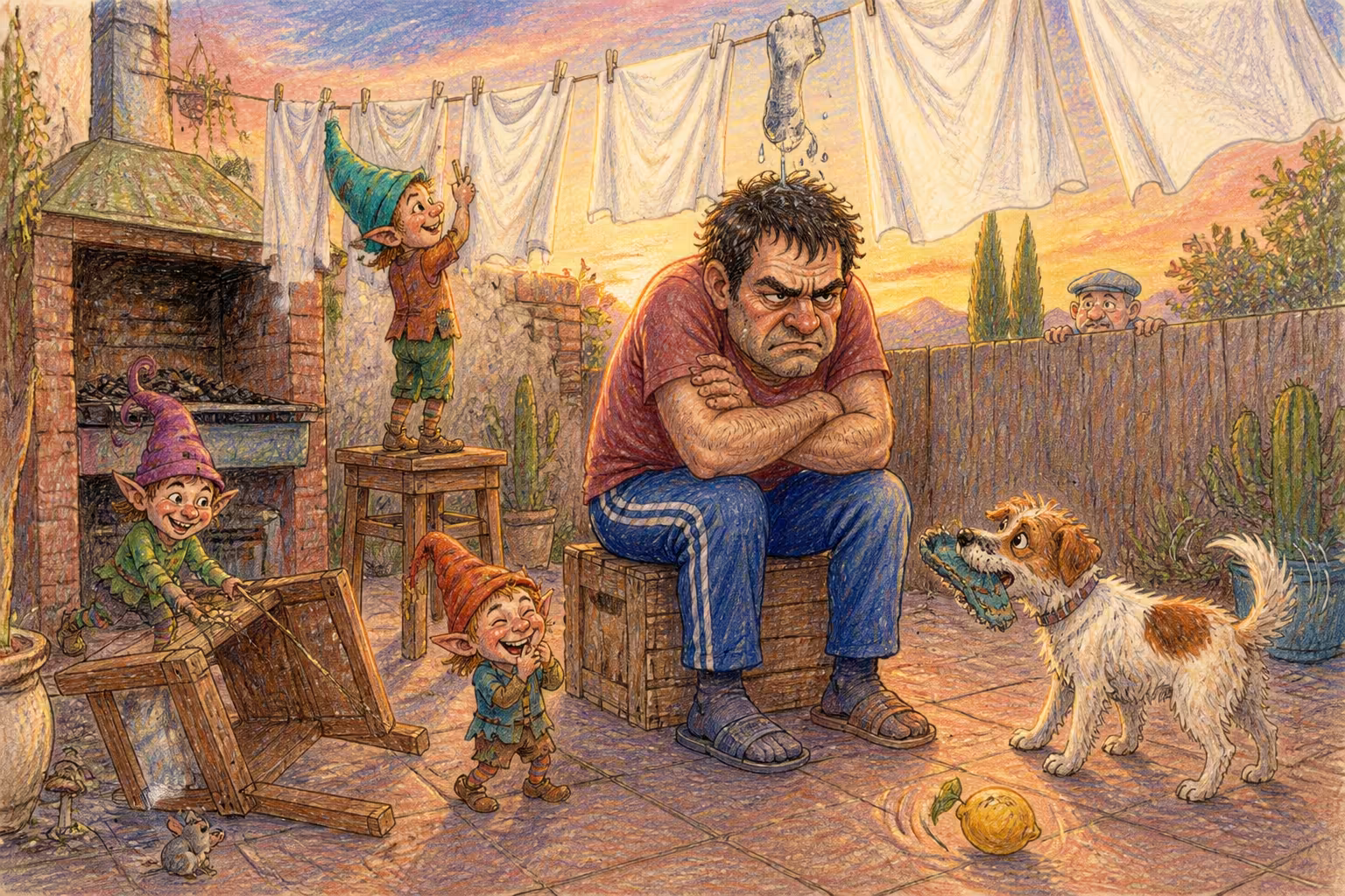 Escena de los Magikitos que ilustra la expresión Estar del orto