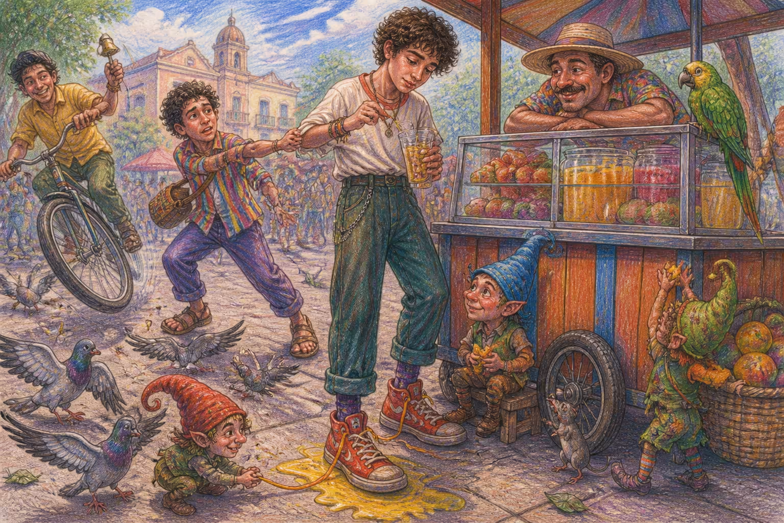 Escena de los Magikitos que ilustra la expresión Zumbámbico