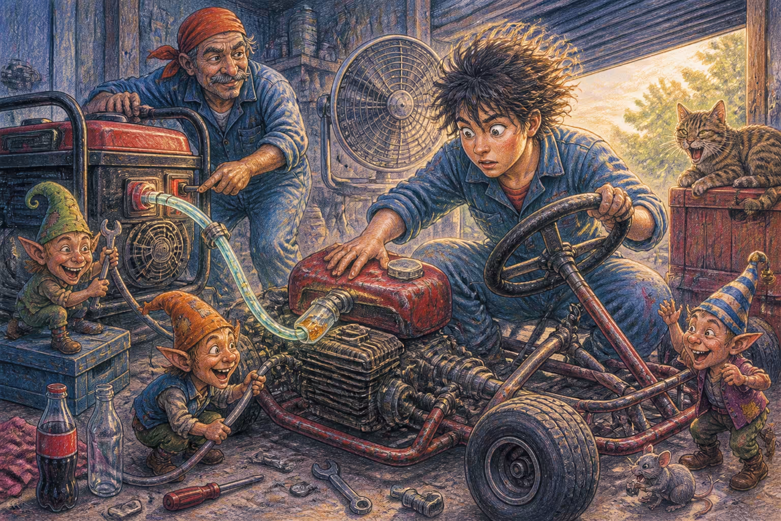 Escena de los Magikitos que ilustra la expresión Pasar a nafta