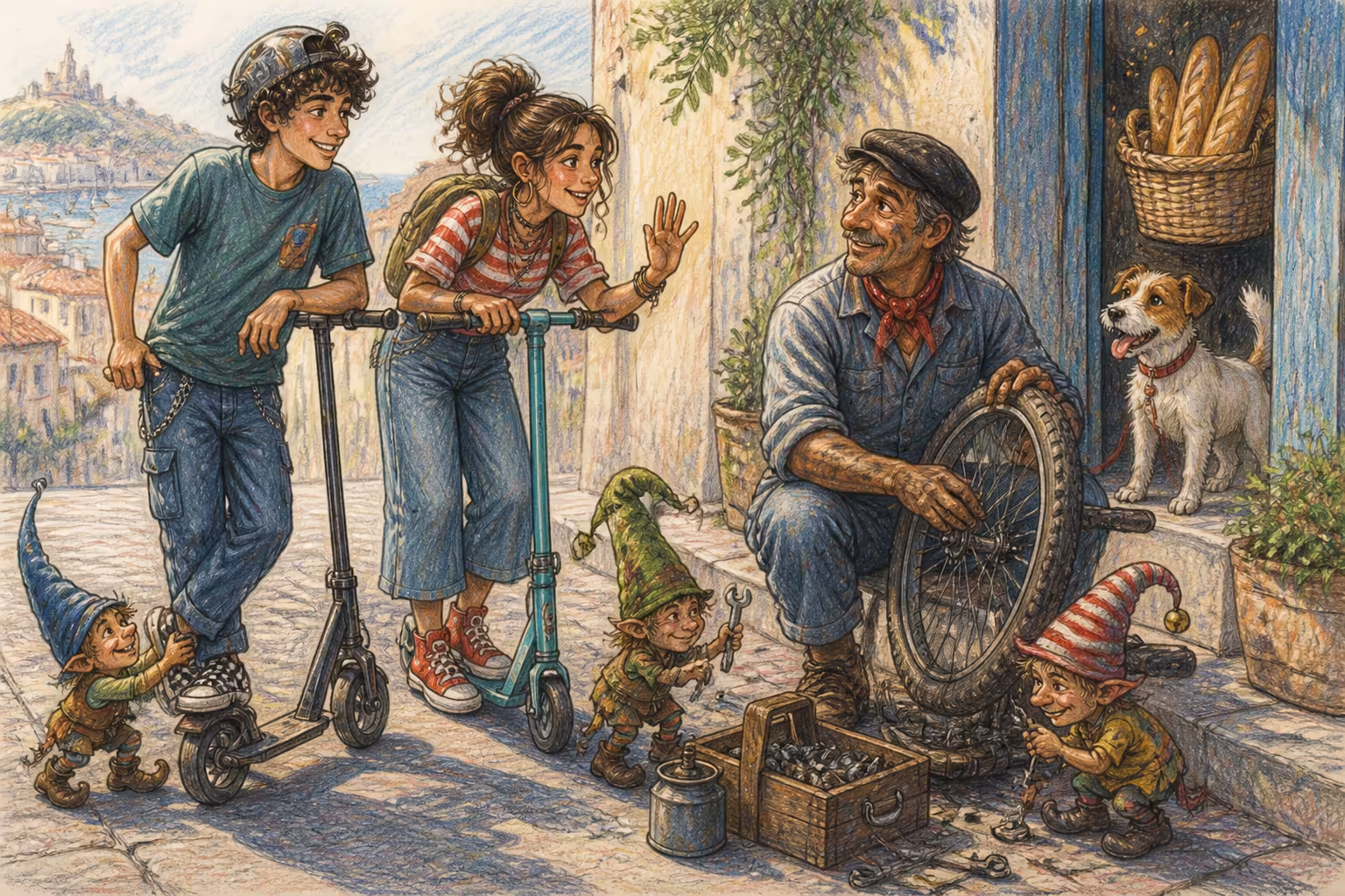 Une scène des Magikitos qui illustre l'expression Ça dit quoi ?
