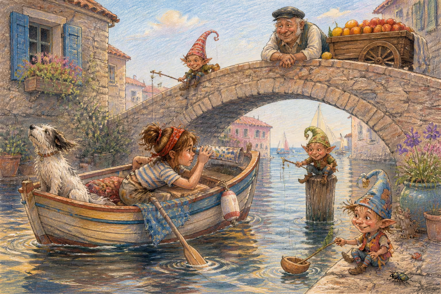 Una scena dei Magikitos che illustra l'espressione Navigare a vista