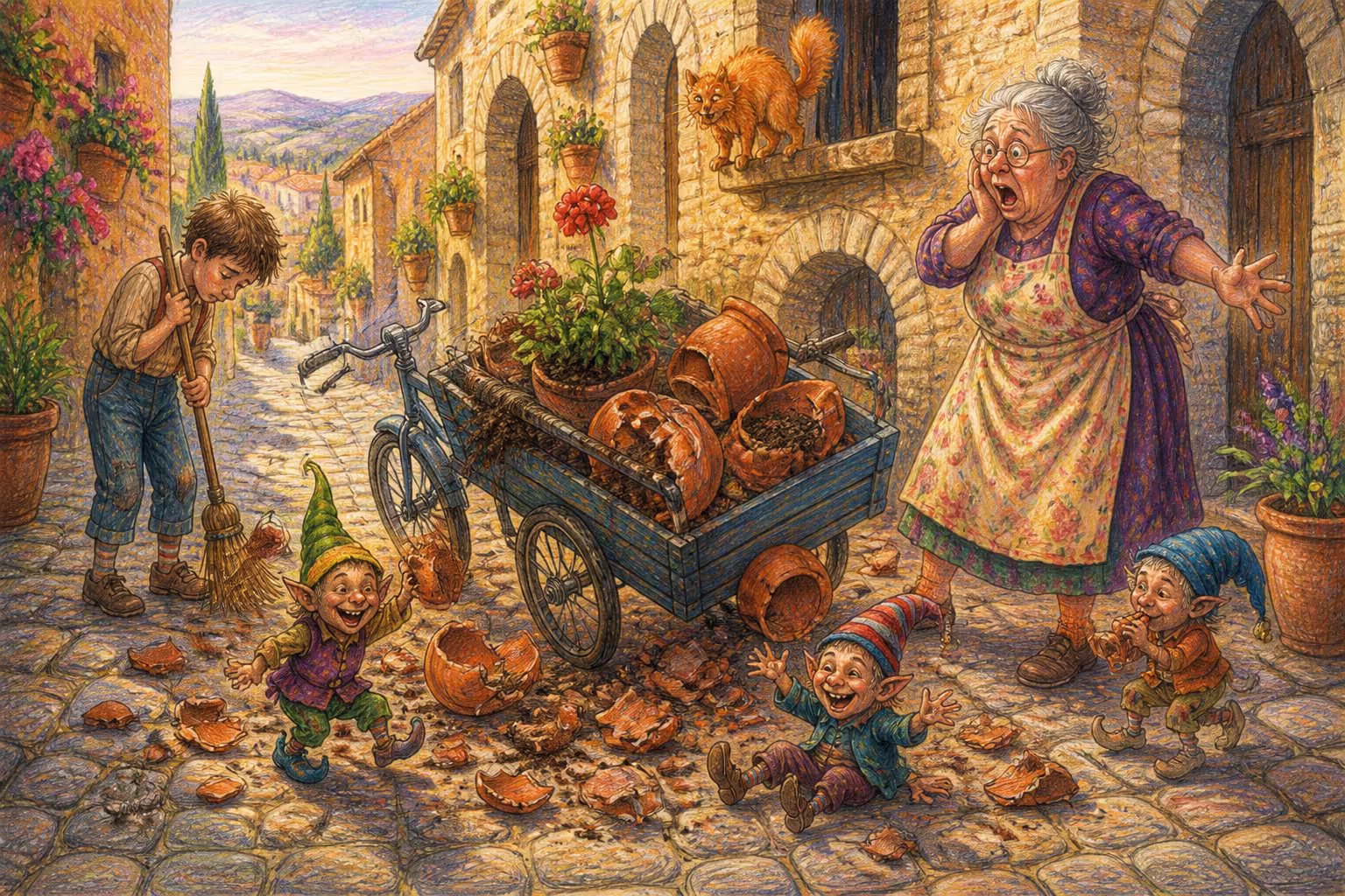 Una scena dei Magikitos che illustra l'espressione Porca paletta