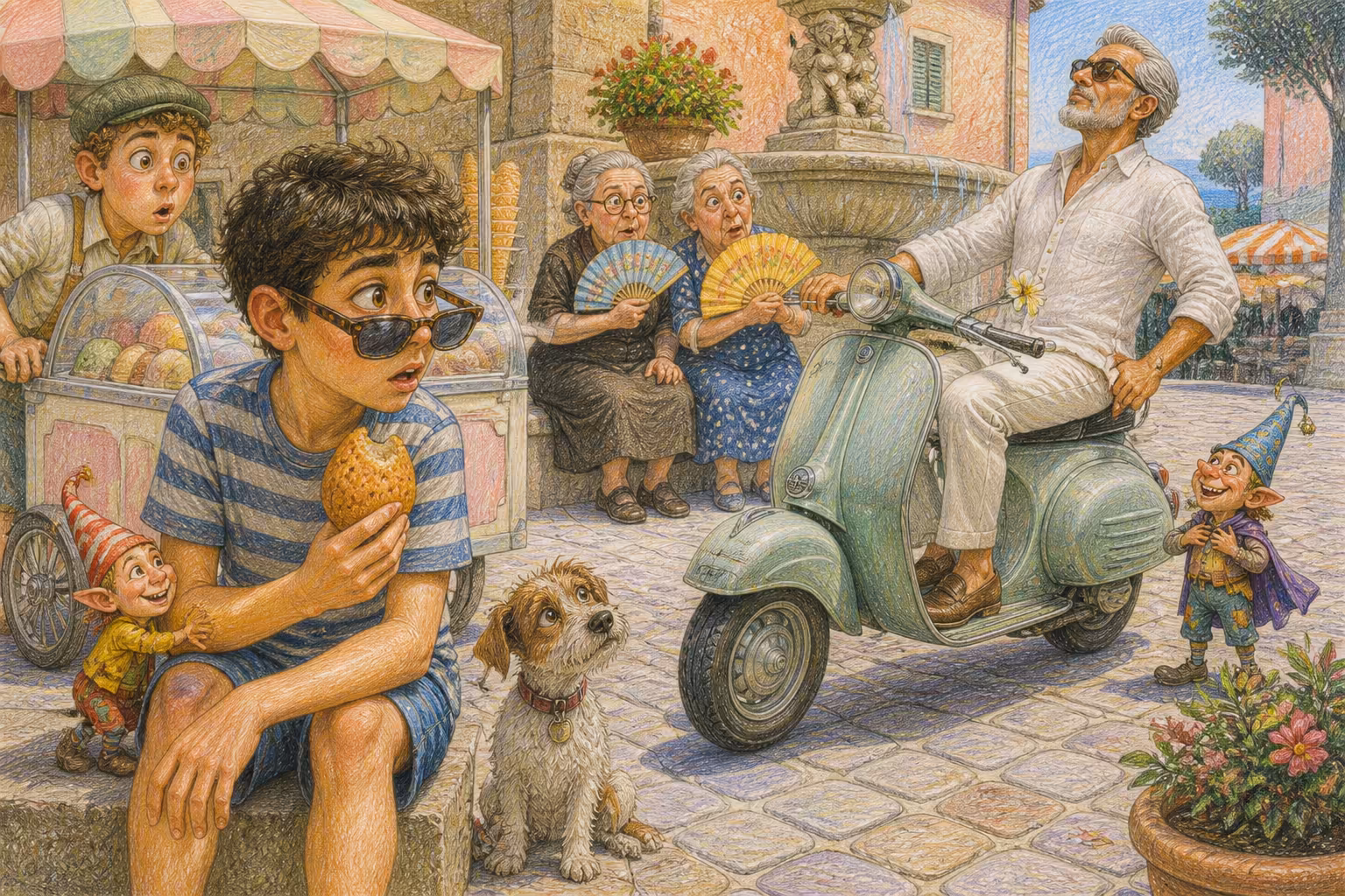 Una scena dei Magikitos che illustra l'espressione Beddru