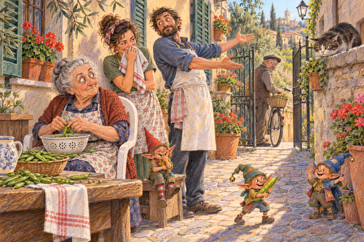 Una scena dei Magikitos che illustra l'espressione Mandare a quel paese