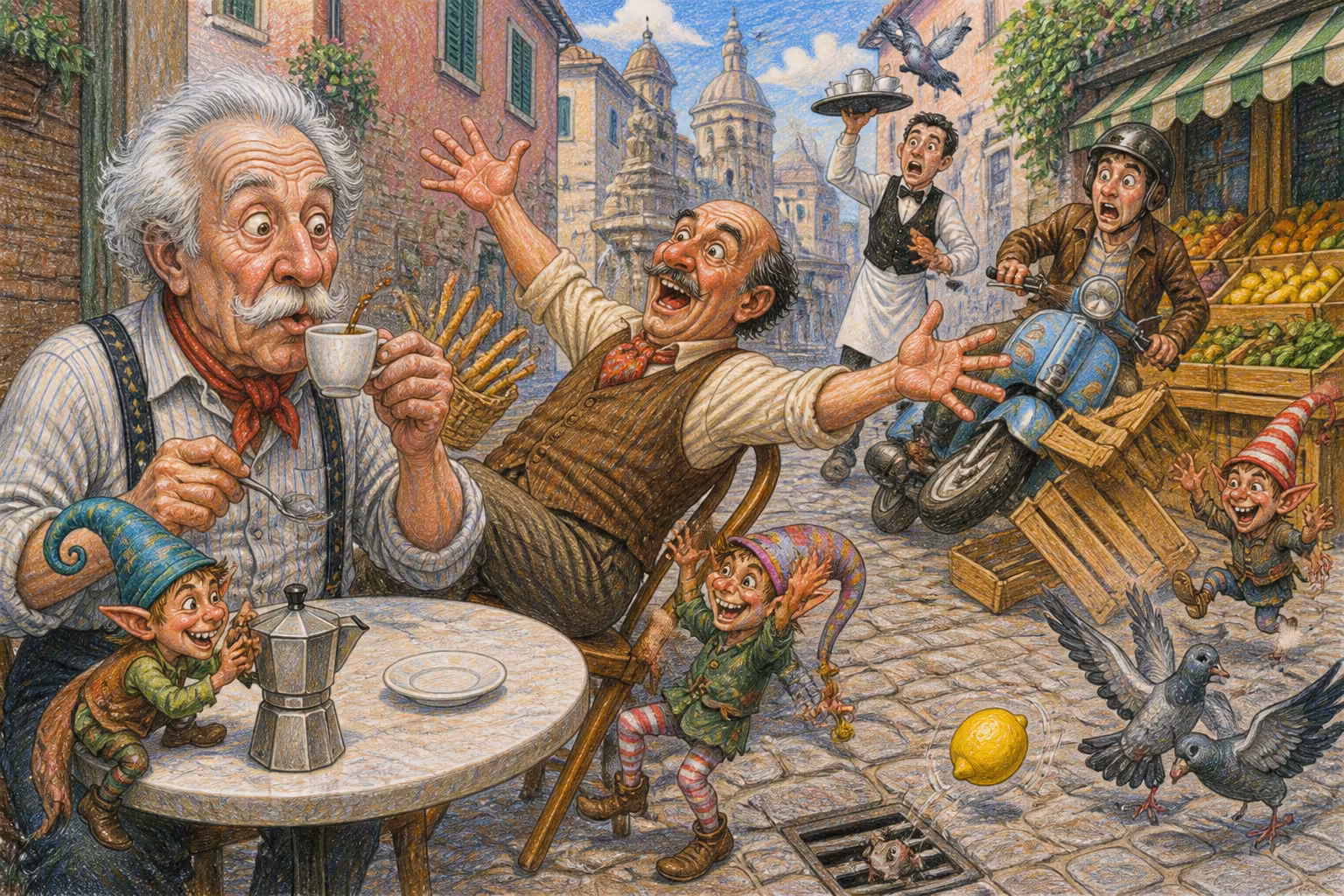 Una scena dei Magikitos che illustra l'espressione Me cojoni!