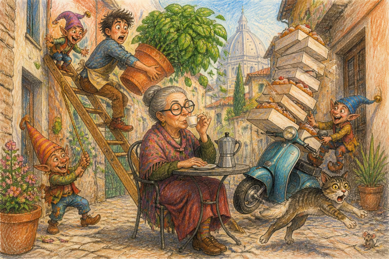 Una scena dei Magikitos che illustra l'espressione Stai sereno