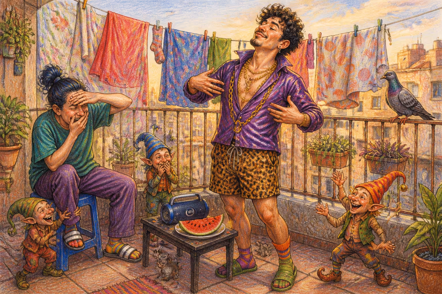Una scena dei Magikitos che illustra l'espressione Tascio