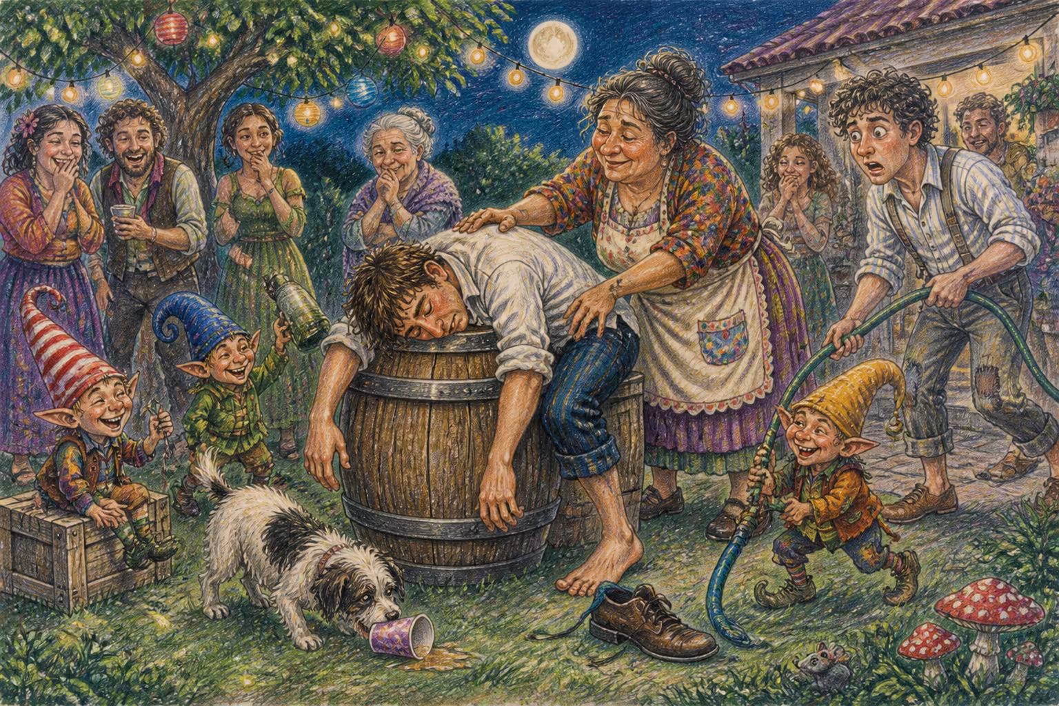 Cena dos Magikitos que ilustra a expressão Dar pt