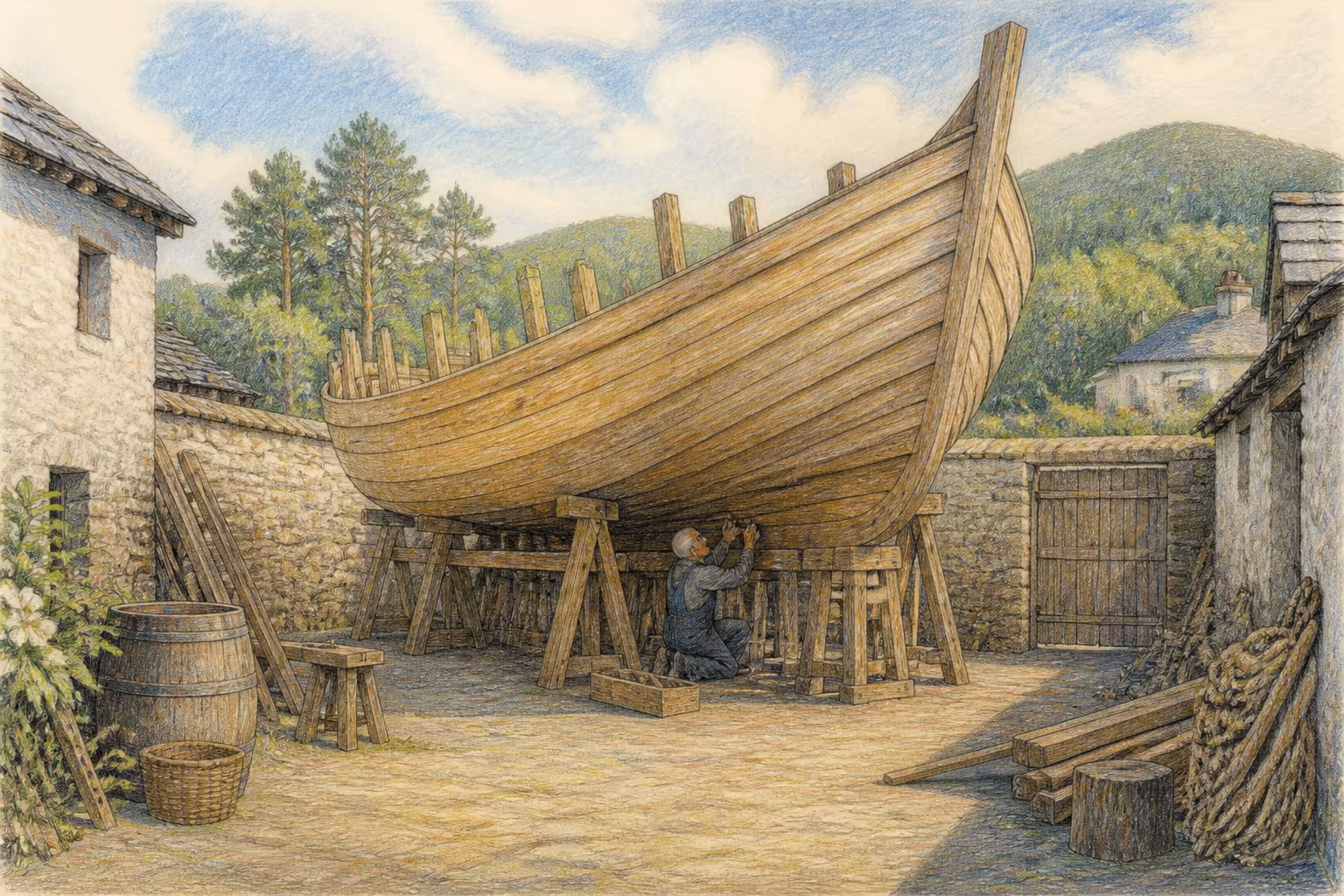 Um barco